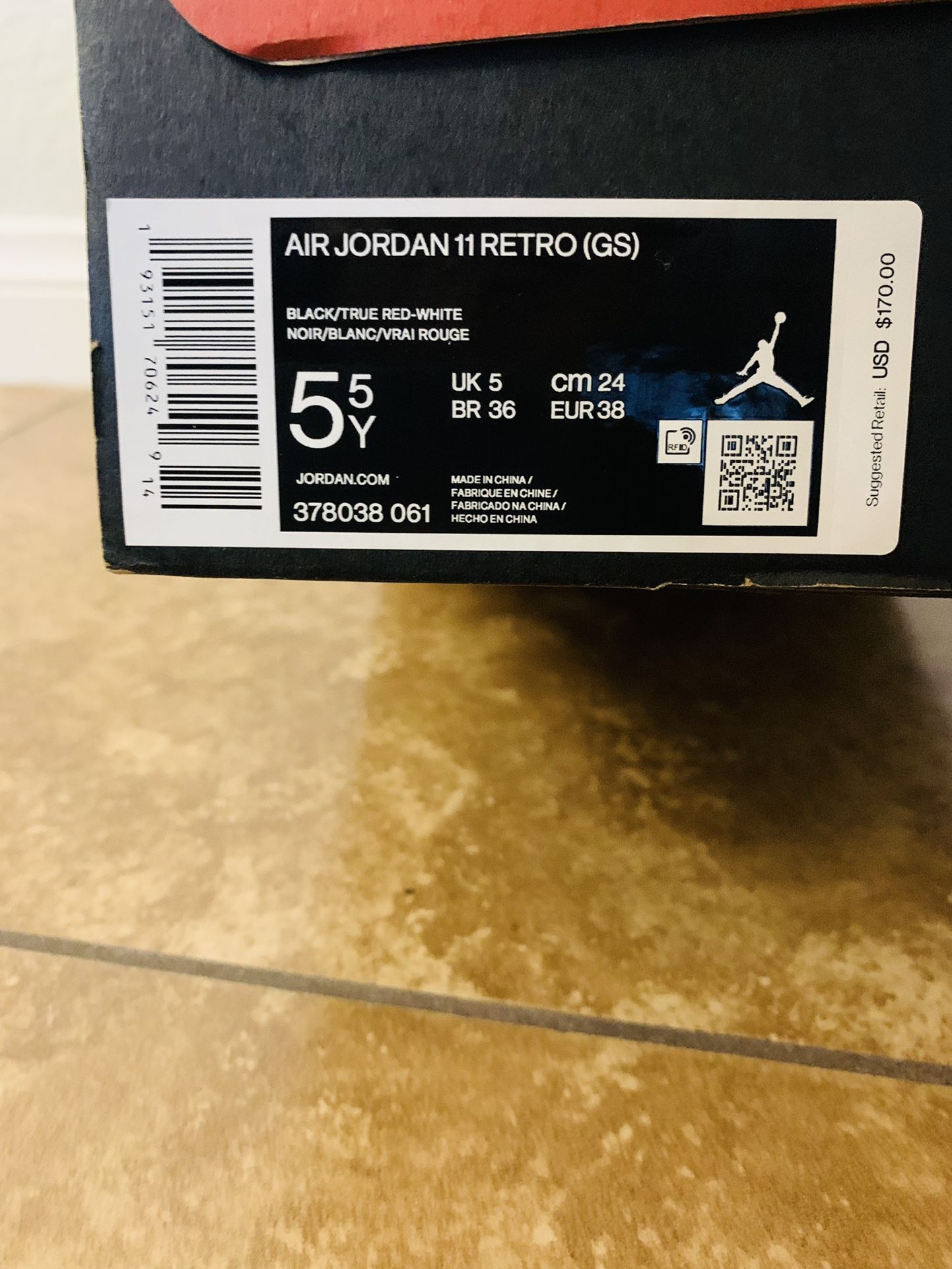 Custom Jordan 11 Retro GS Bred 2019 for Sale in Las Vegas, NV - OfferUp