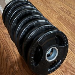 Rubber weight plates
