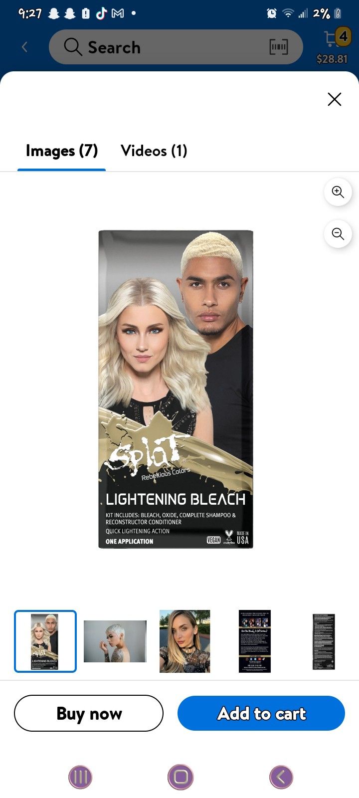 Splat Bleach