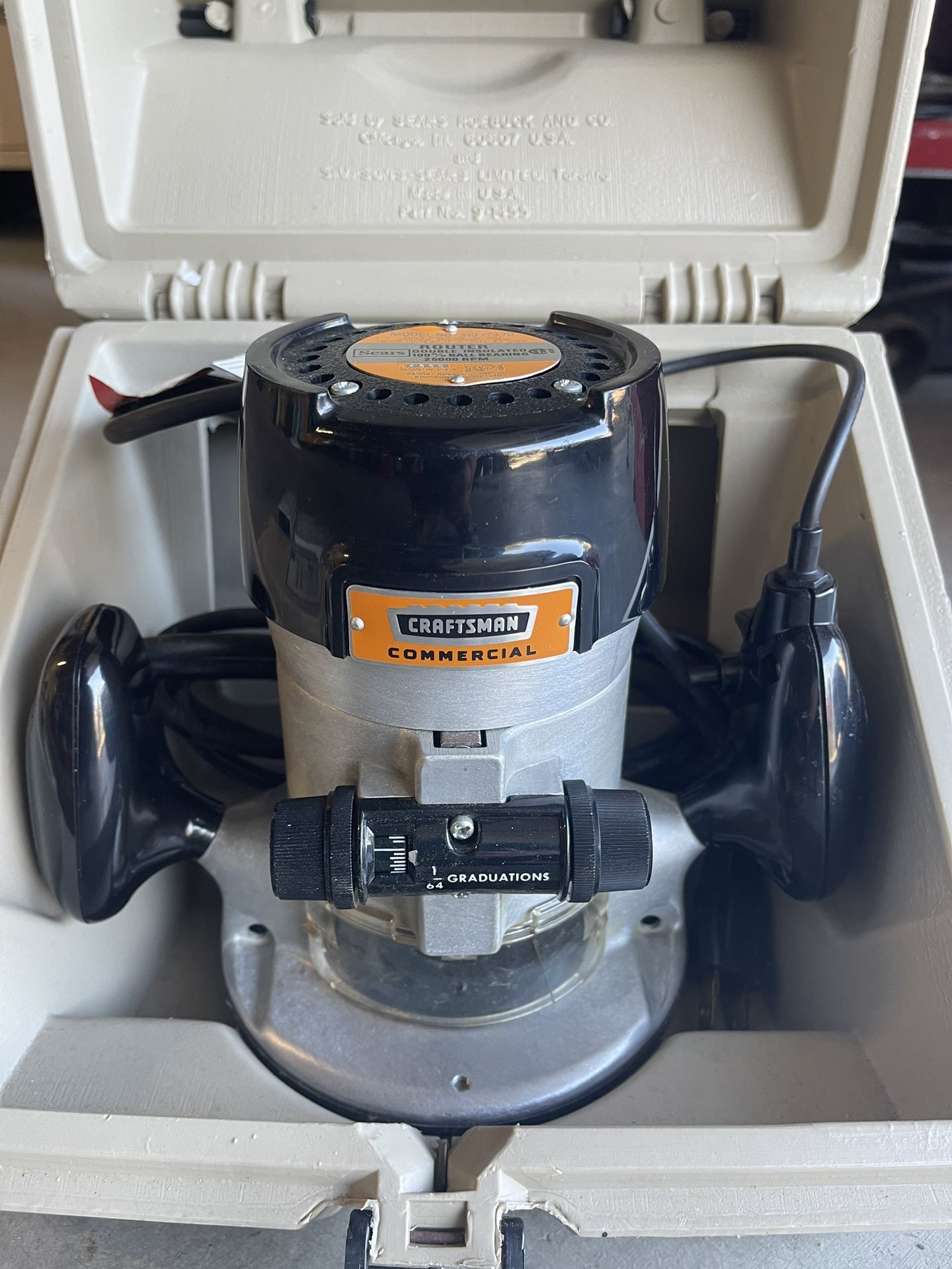 Craftsman router With Table And Accessories
