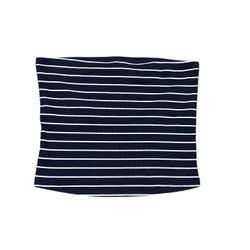 Navy Blue & White Tubetop 