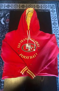 NFL SanFrancisco 49ers cropped hoodie