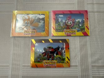 FiGPiN Sonic The Hedgehog Cybercel Trading Cards MINT CONDITION UNSCANNED