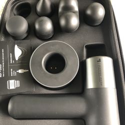  Sharper Image - Powerboost Pro+ Hot and Cold Percussion Massager - Black Model: 1015848