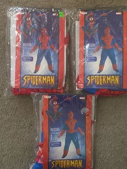 Marvel Spider-Man Child Halloween Costume 7-10 Plus Size for Sale in ...