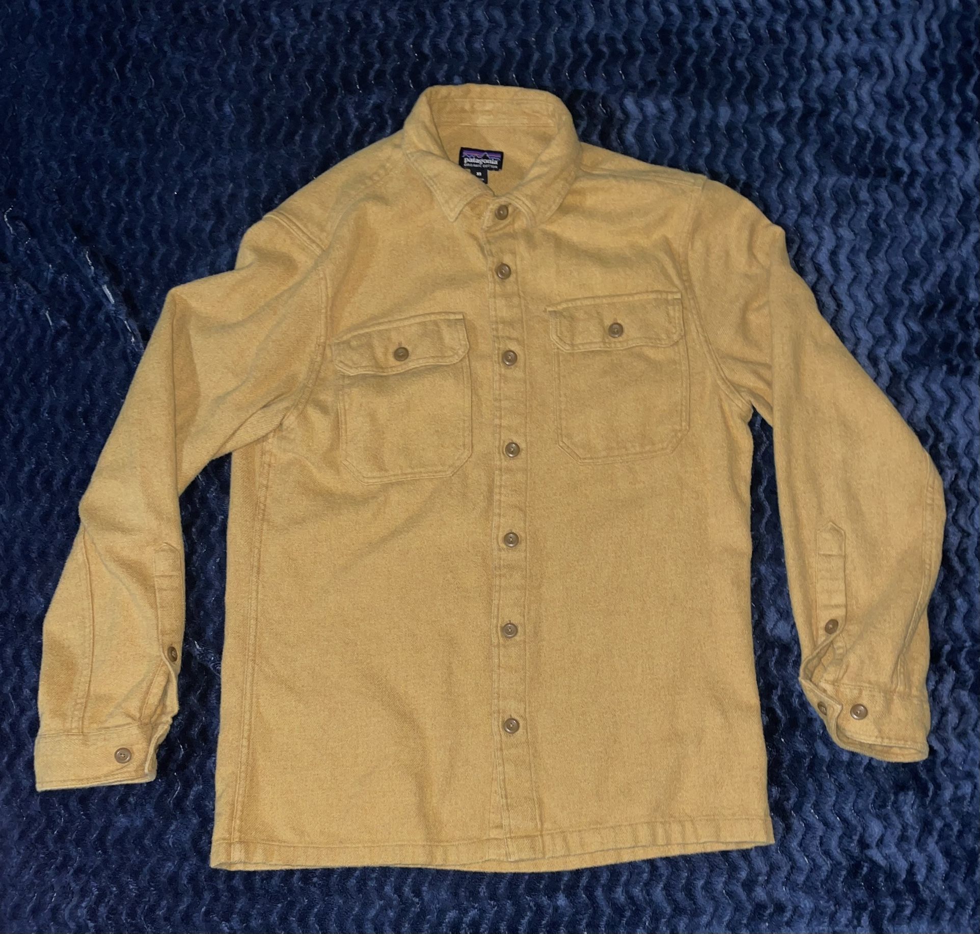 Patagonia Organic Cotton Fjord Flannel Shirt XS Outdoors Gorpcore Work Woodsy