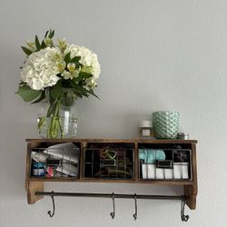 Rustic wall shelf 