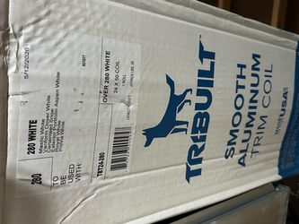 Tribuilt smooth aluminum trim coil white