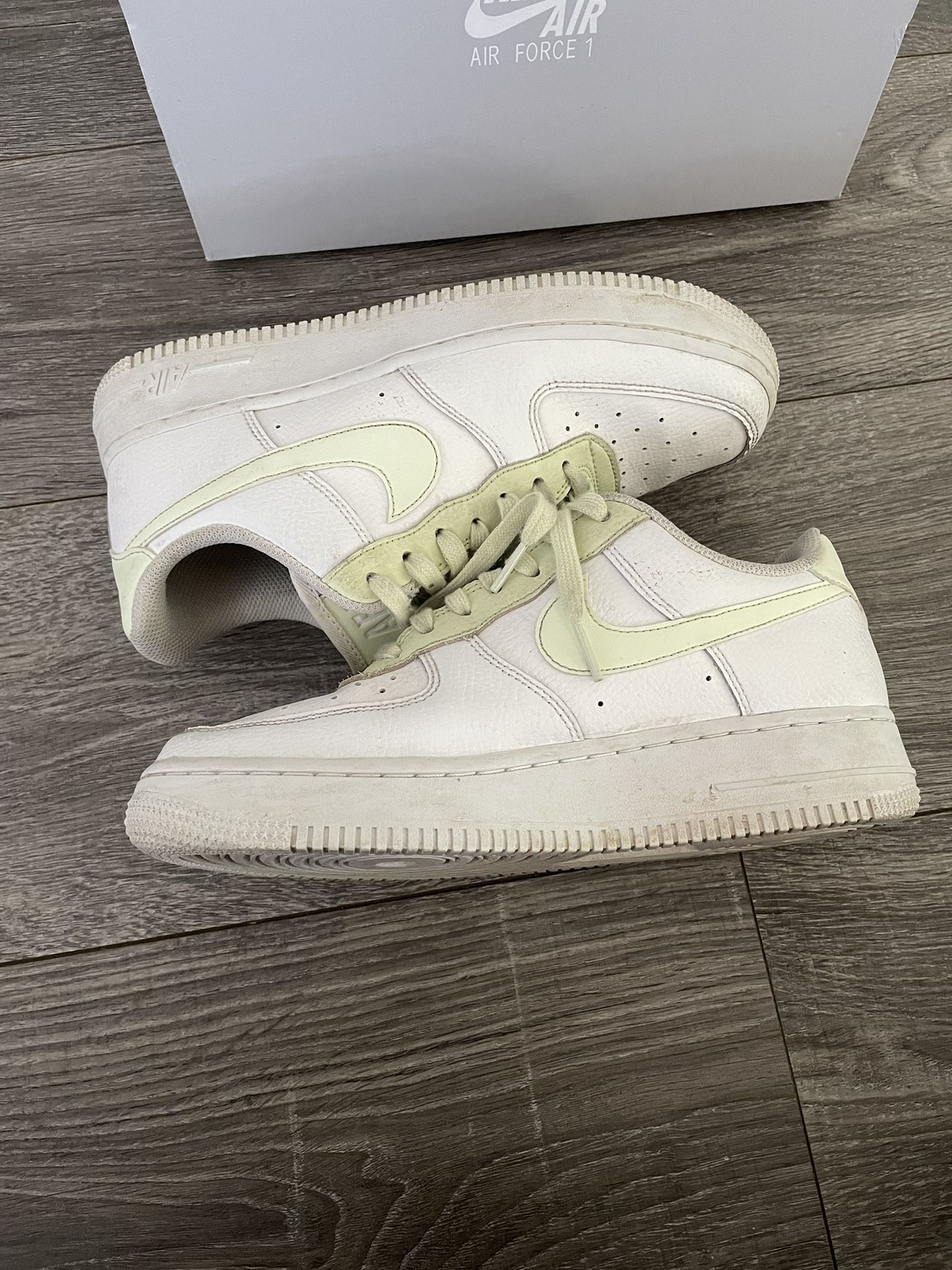 Neon Green Air Force 1s