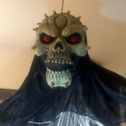 Hanging Halloween Skull Decoration