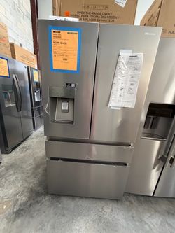 Hisense French Door Refrigerator Stainless Steel