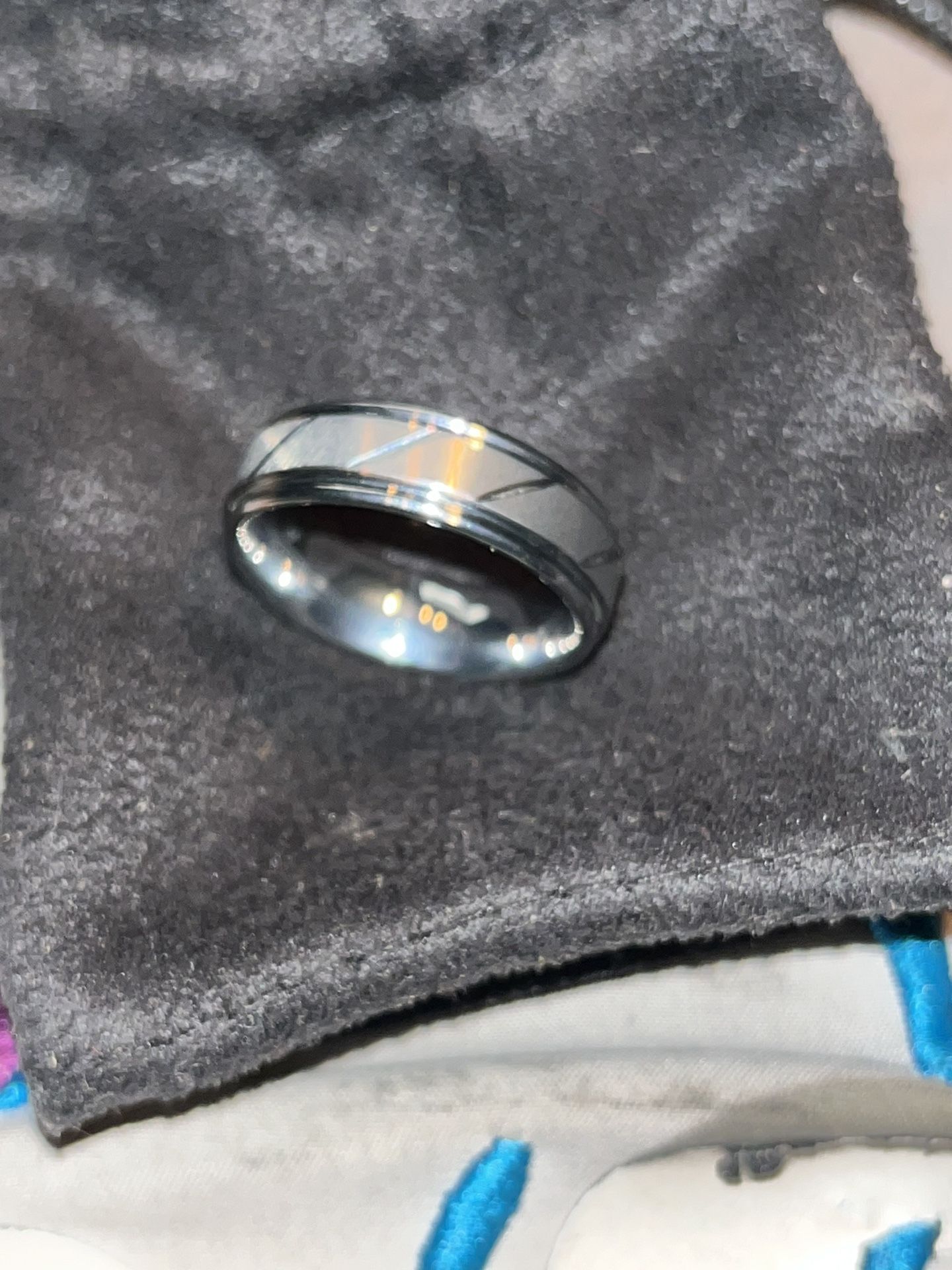 Tungsten Carbide Men's Wedding Rin