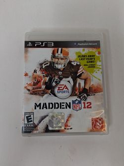 Madden NFL 12 PS3 CIB