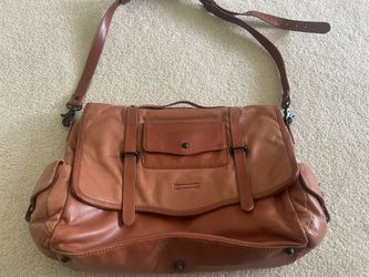 Man Leather Laptop Crossbody Bag