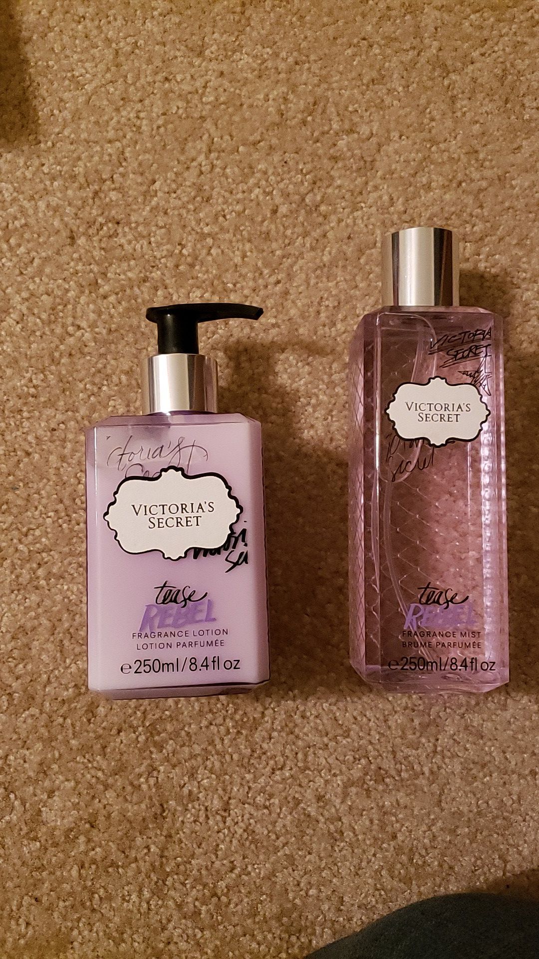 Victoria Secret Tease Rebel Fragrance Lotion and Fragrance Mist
