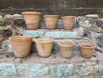 US Pottery Terra Cotta Planters - $50 for a set