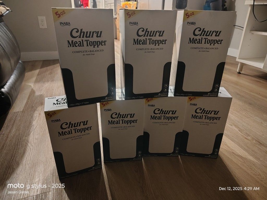CHURU Meal Topper 7 Boxes = 126 Tubes