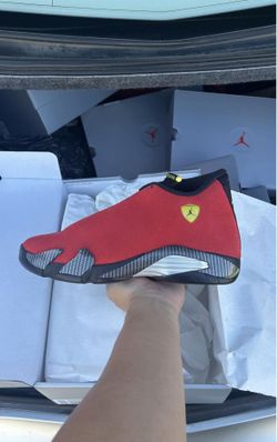 Jordan 14 Ferrari 7.5, 8, 8.5, 10, and 10.5M