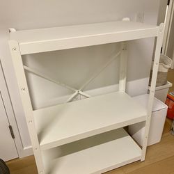 IKEA shelving unit, white