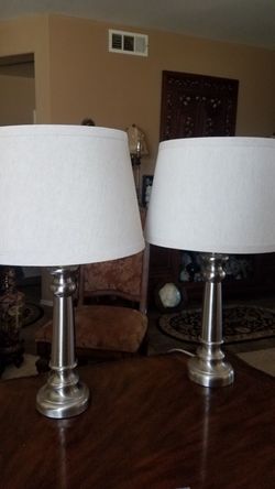 Two large lamps