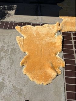 Sheepskin rug