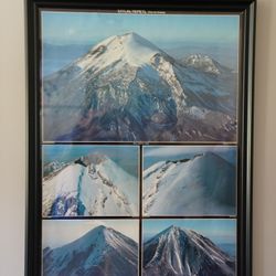Popocatepetl poster, 28” x 37”, professionally framed