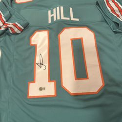 AUTHENTIC Signed TYREEK HILL Dolphins Jersey