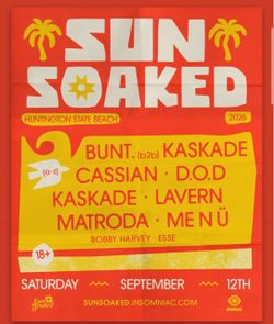 Sun Soaked Festival 2026 General Admission Tickets (x2)