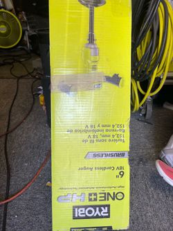 6" 18V cordless auger