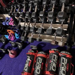 Dumbbells And Rack
