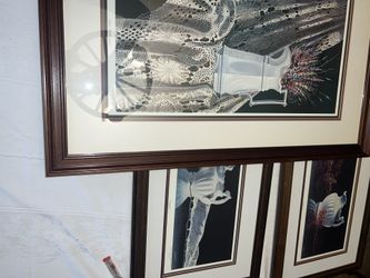 Paintings Harry Jarman. 3 Piece.