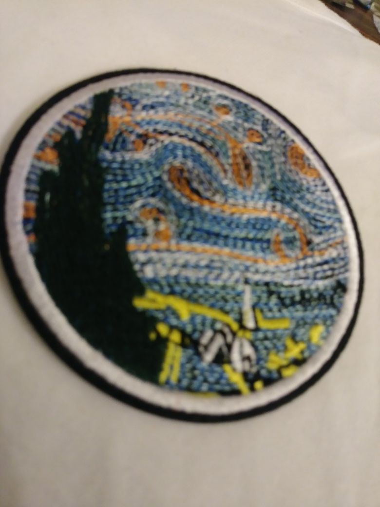 VAN GOGH EMBROIDERED PATCH