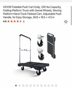 Tools/foldable push cart/foldable push part Dolly platform hand truck
