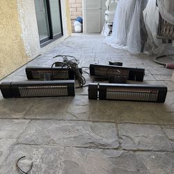 🔥 4 Muskoka 1500W Electric Patio Heaters – Remotes & Brackets Included 🔥$350 O.B.O.