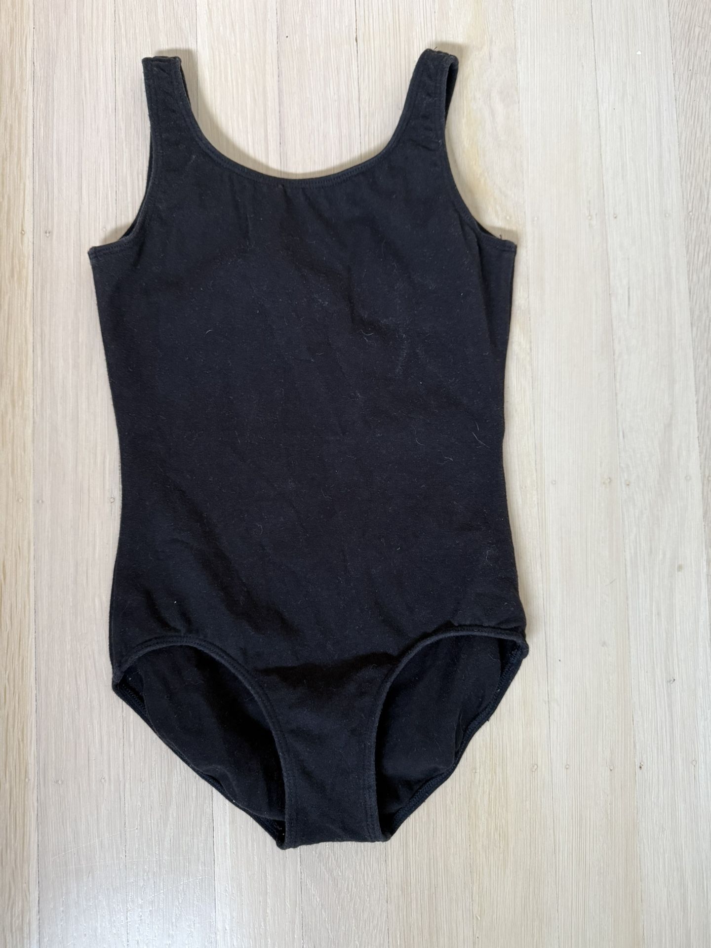 Kids Black Bloch ballet dance leotard size 6-7 years (ADI likes these)