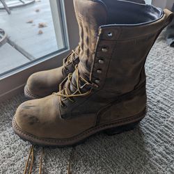 Red Wings Boots Barely Used For One Month Size 10 And 1/2 Men's