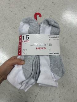 Layer 8 Men's Cushion Socks (15 Pairs)