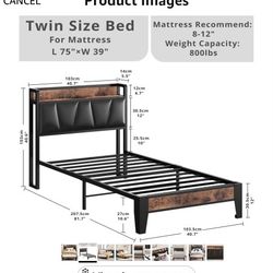 Twin Size Bed Frame