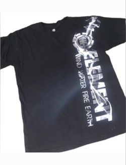 Element Skateboards Mens Vintage Black White Graphic Tshirt