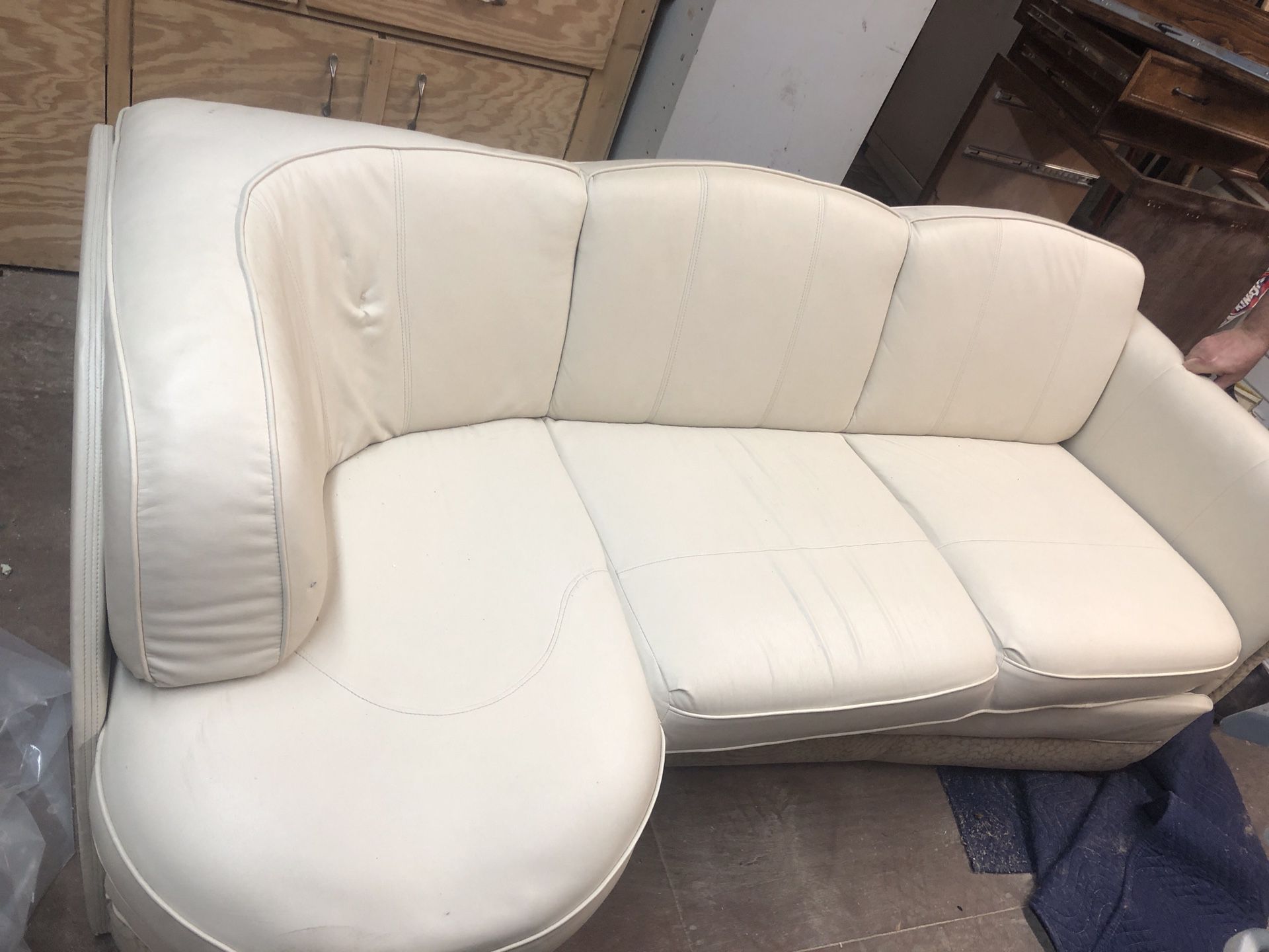 Flex-Steel Leather RV Sofa