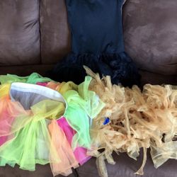 Black Leotard plus 2 Tutus - Small