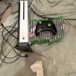 Xbox One S 500gb With Controller and 24 Games