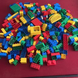 Over 300 Lego Pieces/  10x6 in. Mini Doll House 