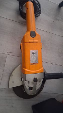 Large Angle Grinder with Side Handle