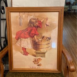 Picture- A Busy Day By Maud Humphrey