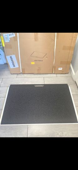 Threshold Ramp for Doorways, 19 x 32 in Aluminum Wheelchair Ramp