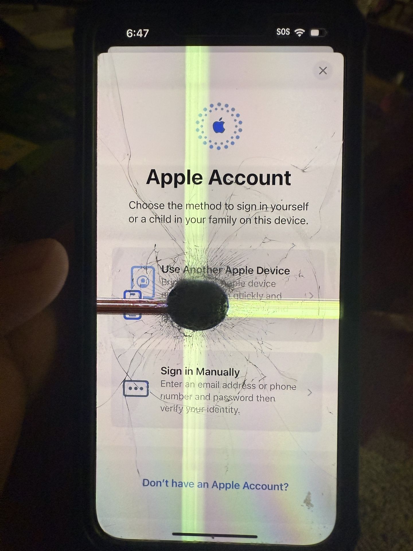 iphone 13 pro unlocked but cracked