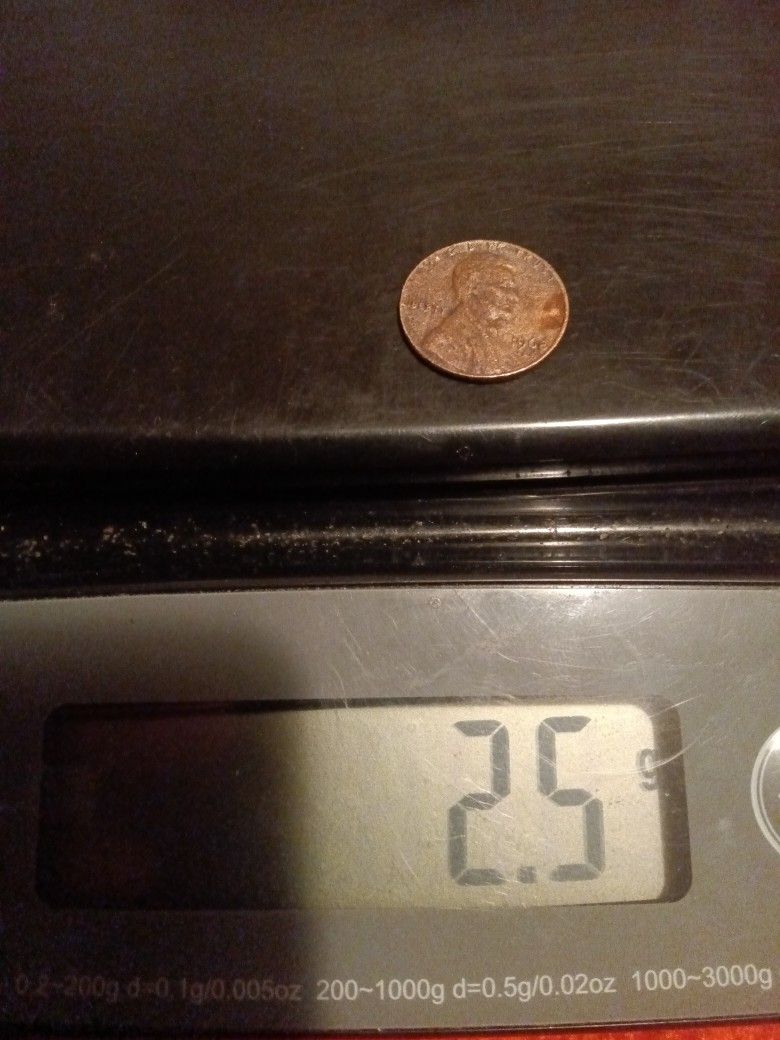 1968 Underweight Penny