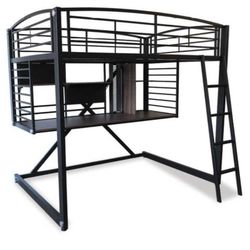 Kids Bed Loft Bed And Desk Full Size 