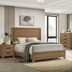 PANELLI 5 PIECE BEDROOM SET WITH CHEST